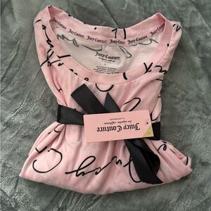 Juicy Couture Pink Sleepwear Top Sleep Dress T shirt soft nightgown